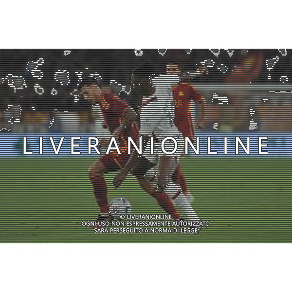 Roma vs Milan - Campionato Serie A - 3 giornata - Stadio Olimpico - Roma 01-09-2023 nella foto Paredes e Leao ©Federico Gaetano / AGENZIA ALDO LIVERANI SAS