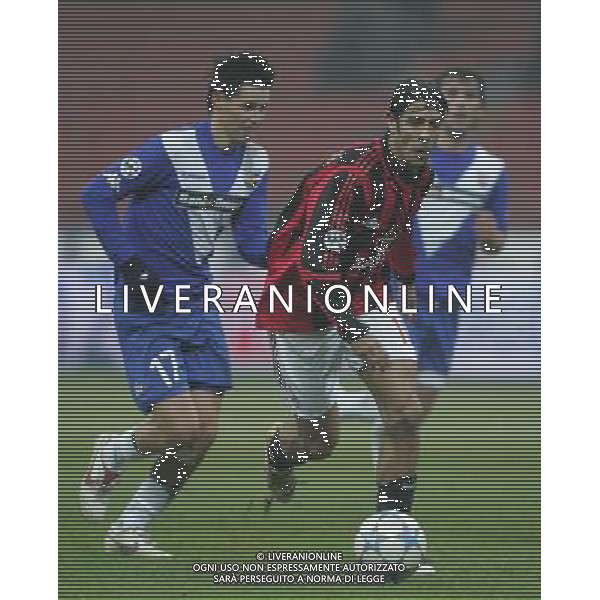 Milano 29 novembre 2005 Milan - Brescia coppa italia ottavi di finale nella foto: Rui Costa Manuel foto Andry / Ag. Aldo Liverani