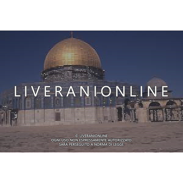 DIAP-ISRAELE GERUSALEMME NELLA FOTO LA MOSCHEA DI OMAR A GERUSALEMME AG ALDO LIVERANI SAS