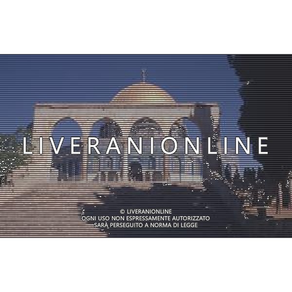 DIAP-ISRAELE GERUSALEMME NELLA FOTO LA MOSCHEA DI OMAR A GERUSALEMME AG ALDO LIVERANI SAS