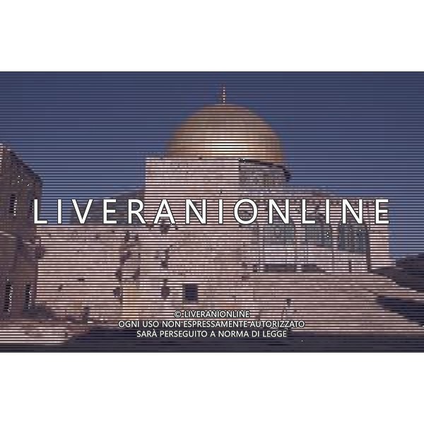 DIAP-ISRAELE GERUSALEMME NELLA FOTO LA MOSCHEA DI OMAR A GERUSALEMME AG ALDO LIVERANI SAS