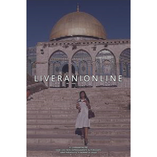 DIAP-ISRAELE GERUSALEMME NELLA FOTO LA MOSCHEA DI OMAR A GERUSALEMME AG ALDO LIVERANI SAS