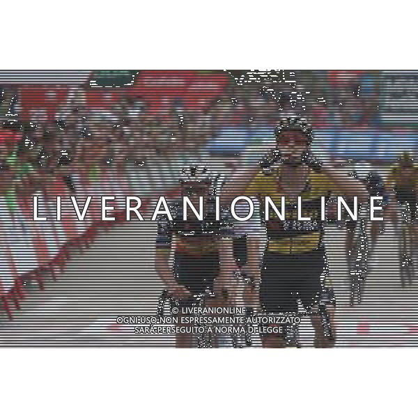 02-09-2023 Vuelta A Espana; Tappa 08 Denia - Xorret De Cati; 2023, Jumbo - Visma; 2023, Soudal - Quickstep; Roglic, Primoz; Evenepoel, Remco; Xorret De Cati; FOTO STEFANO SIROTTI-AG ALDO LIVERANI SAS