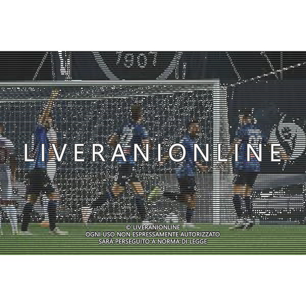 TVRG Atalanta vs Monza nella foto Ederson Jose\' dos Santos (Atalanta) esulta dopo il gol dell\'1 a 0 Bergamo 02-09-2023 Gewiss Stadium - Stadio Atleti Azzurri d\'Italia Campionato Serie A TIM - 3a giornata foto Roberto Garavaglia/ag. Aldo Liverani sas
