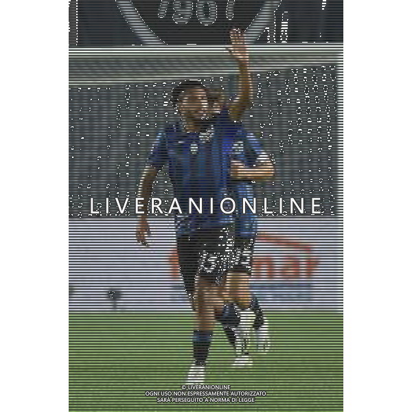 TVRG Atalanta vs Monza nella foto Ederson Jose\' dos Santos (Atalanta) esulta dopo il gol dell\'1 a 0 Bergamo 02-09-2023 Gewiss Stadium - Stadio Atleti Azzurri d\'Italia Campionato Serie A TIM - 3a giornata foto Roberto Garavaglia/ag. Aldo Liverani sas