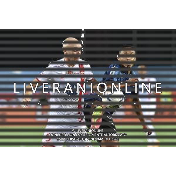TVRG Atalanta vs Monza nella foto Luca Caldirola (Monza) e Luis Muriel (Atalanta) Bergamo 02-09-2023 Gewiss Stadium - Stadio Atleti Azzurri d\'Italia Campionato Serie A TIM - 3a giornata foto Roberto Garavaglia/ag. Aldo Liverani sas