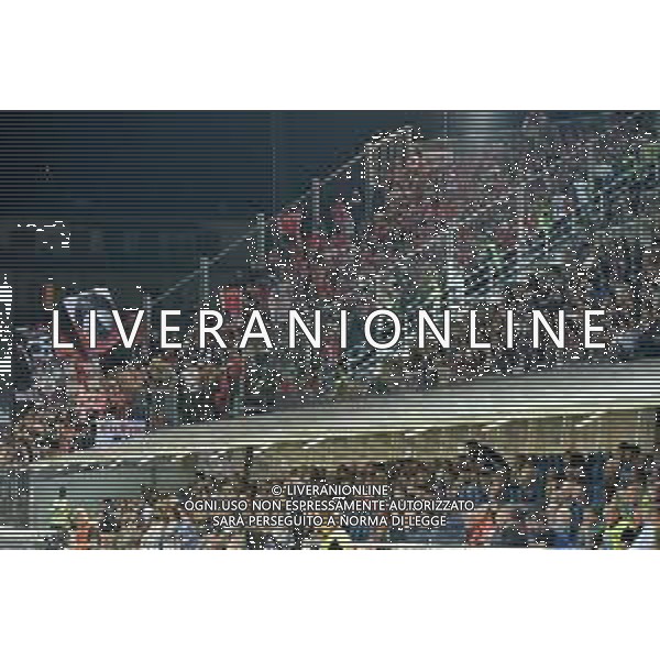 TVRG Atalanta vs Monza nella foto il settore ospiti temporaneo al Gewiss Stadium in attesa della costruzione della nuova curva sud Bergamo 02-09-2023 Gewiss Stadium - Stadio Atleti Azzurri d\'Italia Campionato Serie A TIM - 3a giornata foto Roberto Garavaglia/ag. Aldo Liverani sas