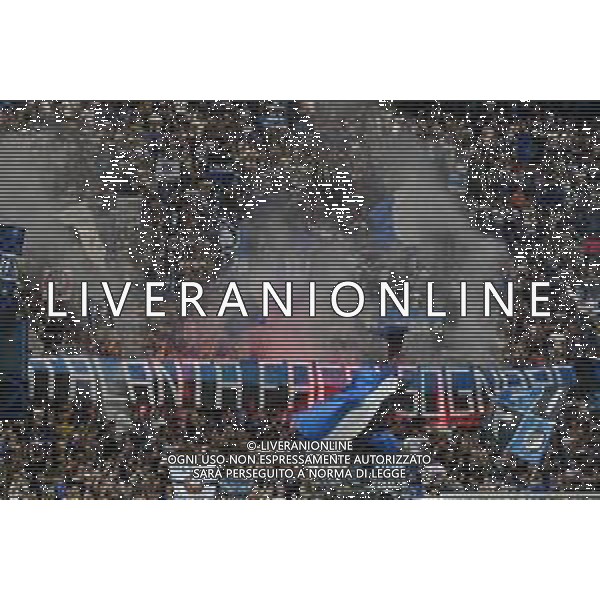 TVRG Atalanta vs Monza nella foto tifosi Atalanta Bergamo 02-09-2023 Gewiss Stadium - Stadio Atleti Azzurri d\'Italia Campionato Serie A TIM - 3a giornata foto Roberto Garavaglia/ag. Aldo Liverani sas