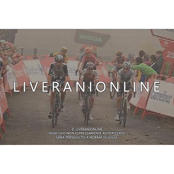 03-09-2023 Vuelta A Espana; Tappa 09 Cartagena - Alto De Caravaca De La Cruz; 2023, Uae Emirates; 2023, Cofidis; 2023, Groupama - Fdj; Soler, Marc; Rochas, Remy; Martinez, Lenny; Alto De Caravaca De La Cruz; FOTO STEFANO SIROTTI-AG ALDO LIVERANI SAS