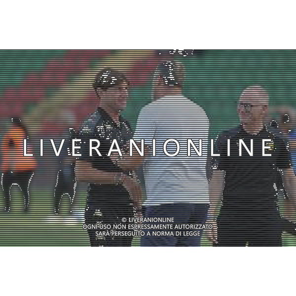 Ternana vs Bari - Campionato Serie B - 4 giornata - Stadio L.Liberati - Terni 03-09-2023 nella foto Michel Mignani e Lucarelli Cristiano ©Federico Gaetano / AGENZIA ALDO LIVERANI SAS