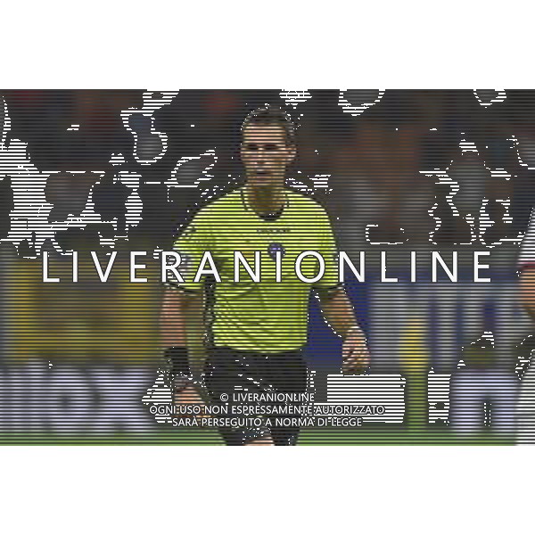 Inter vs Fiorentina nella foto l\'arbitro Matteo Marchetti di Ostia Lido (Roma) Milano 03-09-2023 Stadio Giuseppe Meazza - San Siro Campionato Serie A TIM - 3a giornata foto Roberto Garavaglia/ag. Aldo Liverani sas/ AGENZIA ALDO LIVERANI SAS