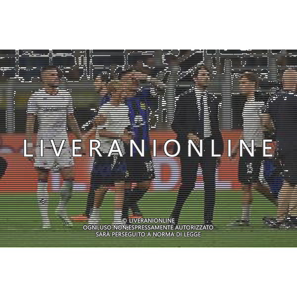 Inter vs Fiorentina nella foto un ragazzino si e\' ferito dopo che ha fatto invasione di campo Milano 03-09-2023 Stadio Giuseppe Meazza - San Siro Campionato Serie A TIM - 3a giornata foto Roberto Garavaglia/ag. Aldo Liverani sas/ AGENZIA ALDO LIVERANI SAS
