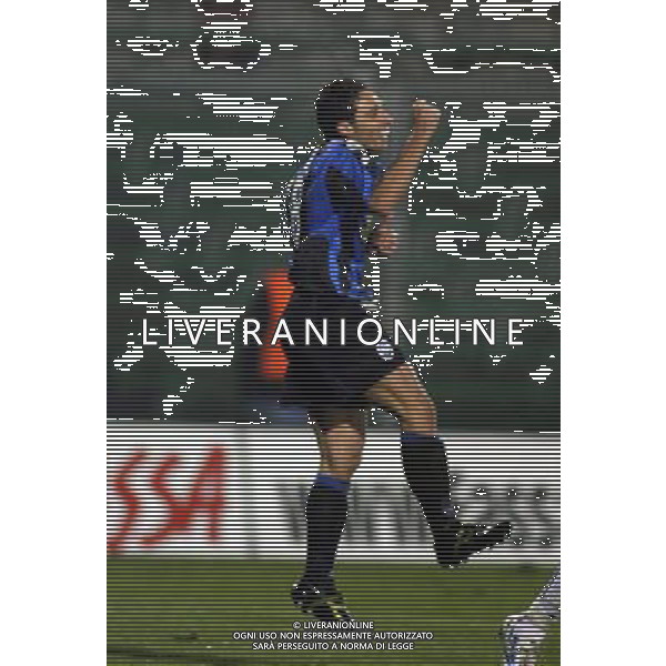 Atalanta - Udinese Coppa Italia Tim Cup 30/11/2005 nella foto esultanza dopo il gol di d\'agostino ph pasinetti/agenzia aldo liverani