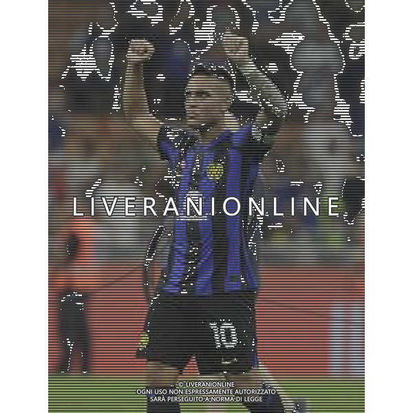 ESULTANZA FINALE LAUTARO MARTINEZ - INTER vs FIORENTINA - Campionato Calcio Serie A Tim 03.09.2023 ©PAOLO GIAMPIETRI / AGENZIA ALDO LIVERANI SAS