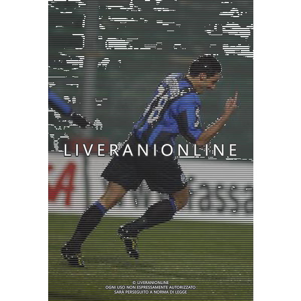 Atalanta - Udinese Coppa Italia Tim Cup 30/11/2005 nella foto esultanza dopo il gol di d\'agostino ph pasinetti/agenzia aldo liverani