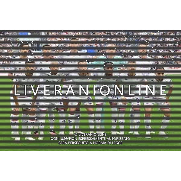 Inter vs Fiorentina nella foto formazione Fiorentina, in piedi da SX Luca Ranieri, Rolando Mandragora, Nikola Milenkovic, Oliver Christensen e Cristiano Biraghi; in basso da SX Nicolas Gonzalez, Domilson Cordeiro dos Santos Dodo\', Arthur Melo, Christian Kouame\', Lucas Beltran e Giacomo Bonaventura Milano 03-09-2023 Stadio Giuseppe Meazza - San Siro Campionato Serie A TIM - 3a giornata foto Roberto Garavaglia/ag. Aldo Liverani sas