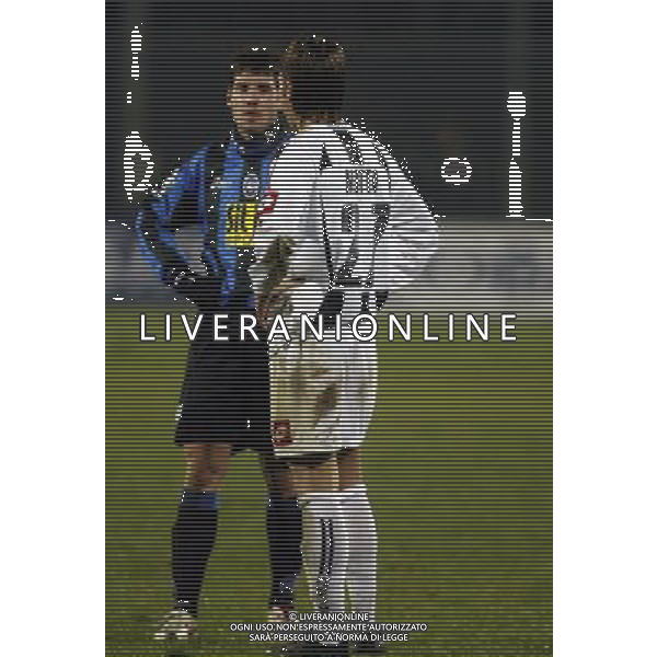 Atalanta - Udinese Coppa Italia Tim Cup 30/11/2005 nella foto lazzari e motta ph pasinetti/agenzia aldo liverani