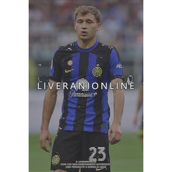 Inter vs Fiorentina nella foto Nicolo\' Barella (Inter) Milano 03-09-2023 Stadio Giuseppe Meazza - San Siro Campionato Serie A TIM - 3a giornata foto Roberto Garavaglia/ag. Aldo Liverani sas