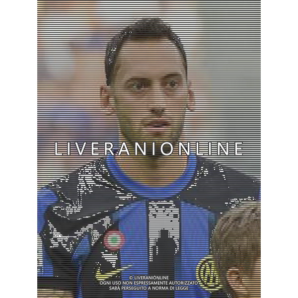 Inter vs Fiorentina nella foto Hakan Calhanoglu (Inter) Milano 03-09-2023 Stadio Giuseppe Meazza - San Siro Campionato Serie A TIM - 3a giornata foto Roberto Garavaglia/ag. Aldo Liverani sas