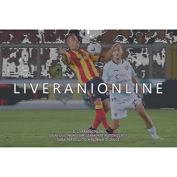 Nikola Krstovic (US Lecce) and Norbert Gyomber (US Salernitana 1919) during the Italian soccer Serie A match US Lecce vs US Salernitana 1919 on September 3, 2023 at Via del Mare Stadium in Lecce, Italy. Photo by Emmanuele Mastrodonato/ag. Aldo Liverani sas