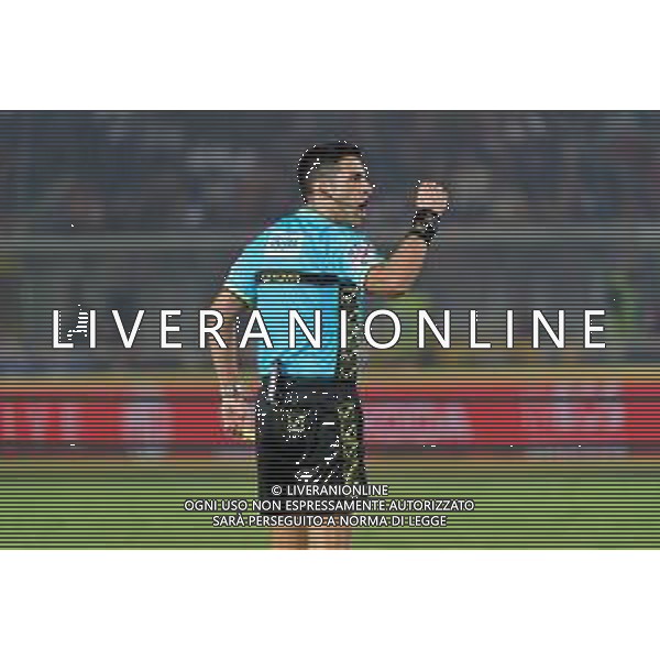 the referee Luca Massimi of Termoli during the Italian soccer Serie A match US Lecce vs US Salernitana 1919 on September 3, 2023 at Via del Mare Stadium in Lecce, Italy. Photo by Emmanuele Mastrodonato/ag. Aldo Liverani sas