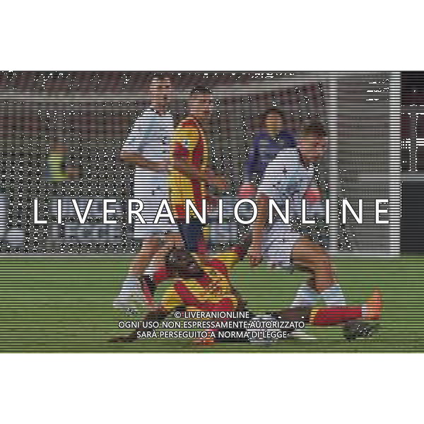 Lameck Banda (US Lecce) and Eric Botheim (US Salernitana 1919) during the Italian soccer Serie A match US Lecce vs US Salernitana 1919 on September 3, 2023 at Via del Mare Stadium in Lecce, Italy. Photo by Emmanuele Mastrodonato/ag. Aldo Liverani sas