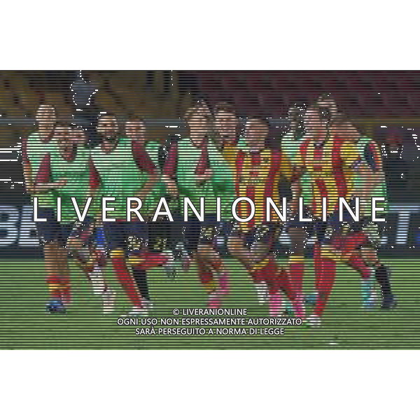 Gabriel Strefezza (US Lecce) celebrates after scoring a goal with teammates during the Italian soccer Serie A match US Lecce vs US Salernitana 1919 on September 3, 2023 at Via del Mare Stadium in Lecce, Italy. Photo by Emmanuele Mastrodonato/ag. Aldo Liverani sas