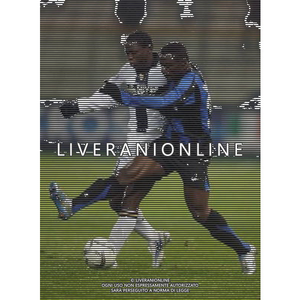 Parma - Inter Coppa Italia Tim Cup 30/11/2005 nella foto obafemi martins ph filippo venezia/agenzia aldo liverani