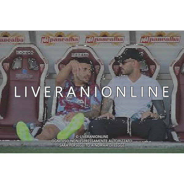 TVMV-Torino 03.09.2023 Stadio Grande Torino ©Manuela Viganti/Agenzia Aldo Liverani Torino vs Genoa Campionato Calcio Serie A TIM 2023/2024 3a giornata Nella foto: nemanja radonjic e antonio sanabria in panchina ©VIGANTI / AGENZIA ALDO LIVERANI SAS