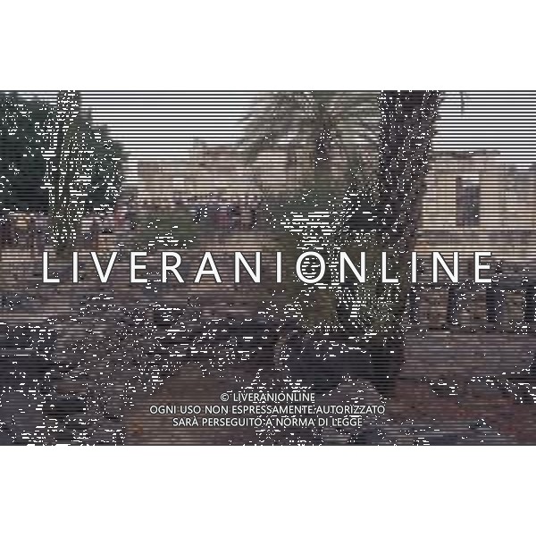 DIAP-ISRAELE CAFARNAO Cafàrnao è un\'antica città della Galilea, situata sulle rive nord-occidentali del lago di Tiberiade, in Israele. Secondo i Vangeli, Gesù vi abitò dopo aver lasciato Nazareth: qui iniziò la sua predicazione e vi compì numerosi miracoli. NELLA FOTO LE ANTICHE ROVINE DELLA SINAGOGA AG ALDO LIVERANI SAS