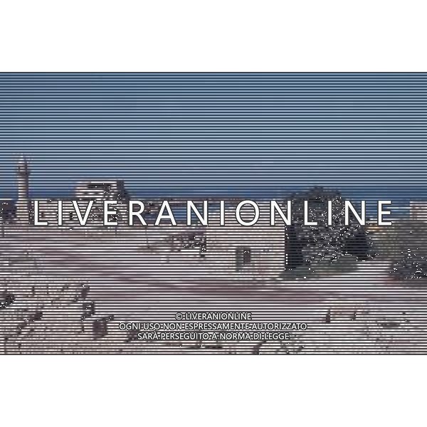 DIAP- ISRAELE -CESAREA NELLA FOTO ANTICO PORTO CESAREA AG ALDO LIVERANI SAS