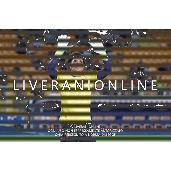 Guillermo Ochoa (US Salernitana 1919) during the Italian soccer Serie A match US Lecce vs US Salernitana 1919 on September 3, 2023 at Via del Mare Stadium in Lecce, Italy. Photo by Emmanuele Mastrodonato/ag. Aldo Liverani sas/AGENZIA ALDO LIVERANI SAS