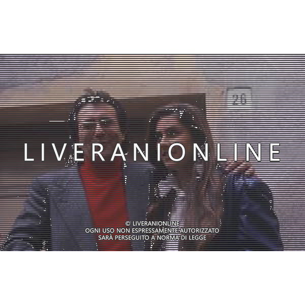 DIAP-RETROSPETTIVA ALBANO CARRISI CANTANTE NELLA FOTO ALBANO CARRISI NELL\'ANNO 1999 AL FESTIVAL DI SANREMO CON ROMINA POWER AG ALDO LIVERANI SAS  
