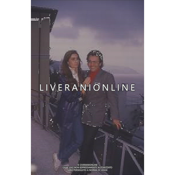 DIAP-RETROSPETTIVA ALBANO CARRISI CANTANTE NELLA FOTO ALBANO CARRISI NELL\'ANNO 1999 AL FESTIVAL DI SANREMO CON ROMINA POWER AG ALDO LIVERANI SAS  