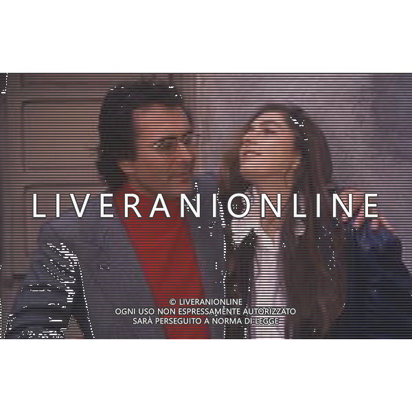 DIAP-RETROSPETTIVA ALBANO CARRISI CANTANTE NELLA FOTO ALBANO CARRISI NELL\'ANNO 1999 AL FESTIVAL DI SANREMO CON ROMINA POWER AG ALDO LIVERANI SAS  