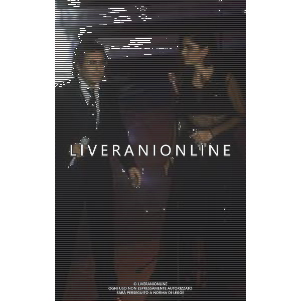 DIAP-RETROSPETTIVA ALBANO CARRISI CANTANTE NELLA FOTO ALBANO CARRISI NELL\'ANNO 1999 AL FESTIVAL DI SANREMO CON ROMINA POWER AG ALDO LIVERANI SAS  