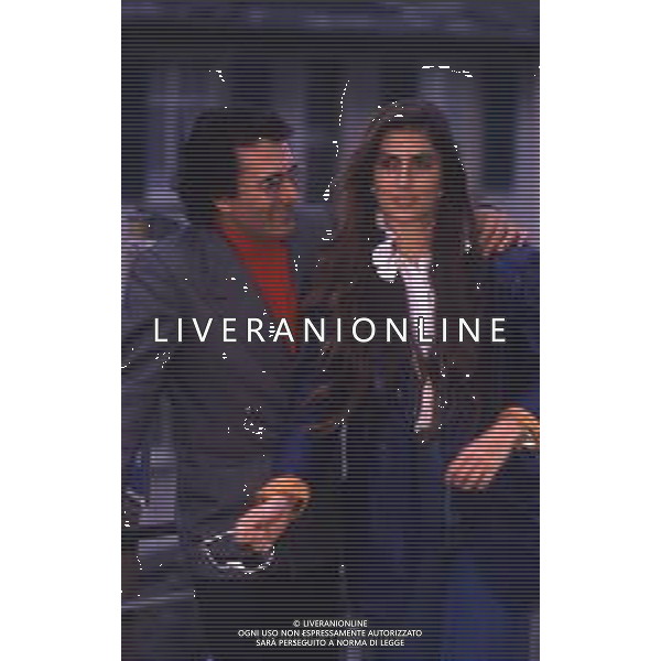 DIAP-RETROSPETTIVA ALBANO CARRISI CANTANTE NELLA FOTO ALBANO CARRISI NELL\'ANNO 1999 AL FESTIVAL DI SANREMO CON ROMINA POWER AG ALDO LIVERANI SAS  
