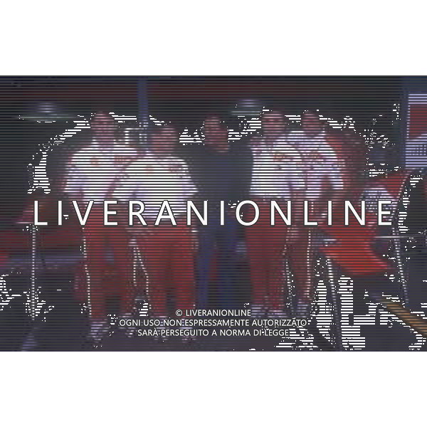 DIAP-RETROSPETTIVA ALBANO CARRISI CANTANTE NELLA FOTO ALBANO CARRISI NELL\'ANNO 1998 AL GP MONZA F1 AG ALDO LIVERANI SAS  