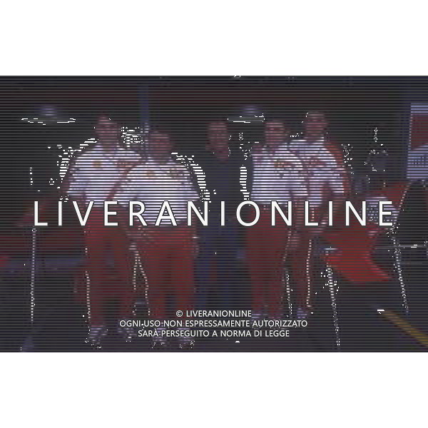 DIAP-RETROSPETTIVA ALBANO CARRISI CANTANTE NELLA FOTO ALBANO CARRISI NELL\'ANNO 1998 AL GP MONZA F1 AG ALDO LIVERANI SAS  