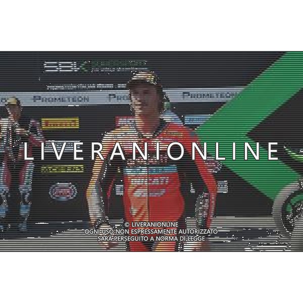 IMOLA 15 07 2023 AUTODROMO ENZO E DINO FERRARI SUPERSPORT NICOLO\' BULEGA DOPO LA GARA ©SANNA/AGENZIA ALDO LIVERANI SAS