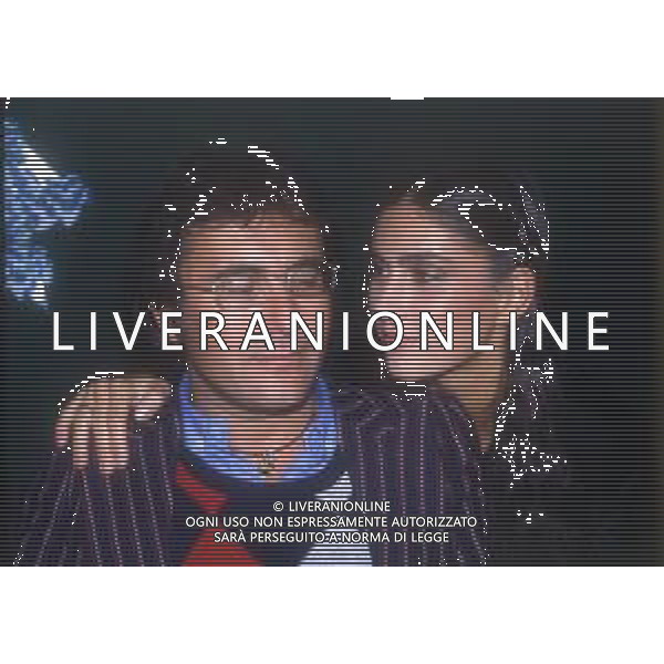 DIAP-RETROSPETTIVA ALBANO CARRISI CANTANTE NELLA FOTO ALBANO CARRISI CON ROMINA POWER FOTO MARIO DOTTI-AG ALDO LIVERANI SAS 