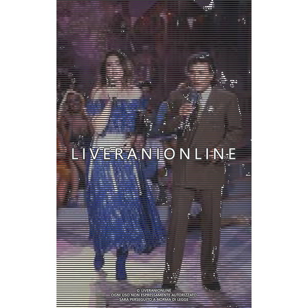 DIAP-RETROSPETTIVA ALBANO CARRISI CANTANTE NELLA FOTO ALBANO CARRISI E ROMINA POWER AG ALDO LIVERANI SAS