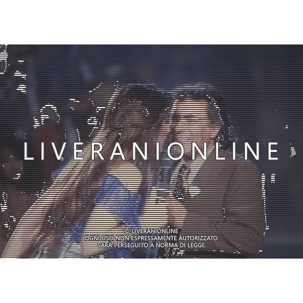 DIAP-RETROSPETTIVA ALBANO CARRISI CANTANTE NELLA FOTO ALBANO CARRISI E ROMINA POWER AG ALDO LIVERANI SAS