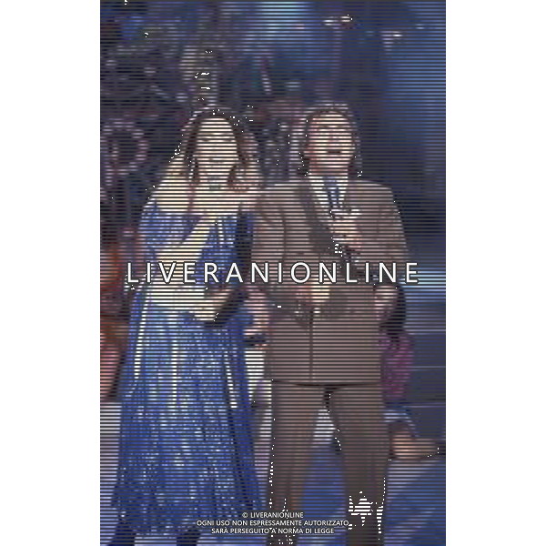 DIAP-RETROSPETTIVA ALBANO CARRISI CANTANTE NELLA FOTO ALBANO CARRISI E ROMINA POWER AG ALDO LIVERANI SAS