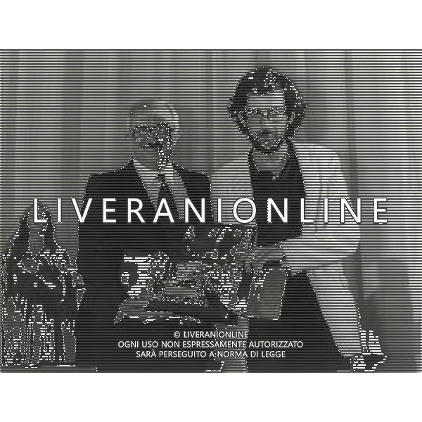 NEG-RETROSPETTIVA NANNI MORETTI REGISTA NELLA FOTO NANNI MORETTI A VENEZIA A VENEZIA NELL\'ANNO 1979 PREMIATO CON IL LEONE D\'ORO AG ALDO LIVERANI SAS