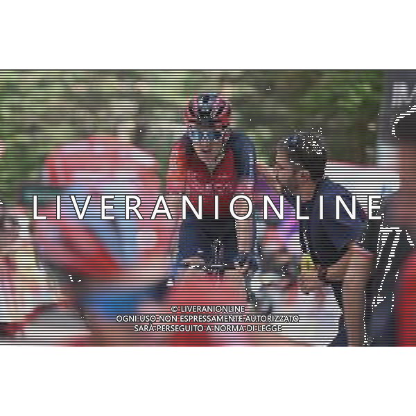 06-09-2023 Vuelta A Espana; Tappa 11 Lerma - Laguna Negra De Urbion; 2023, Ineos Grenadiers; Geraint, Thomas; Laguna Negra De Urbion; ©SIROTTI / AGENZIA ALDO LIVERANI SAS