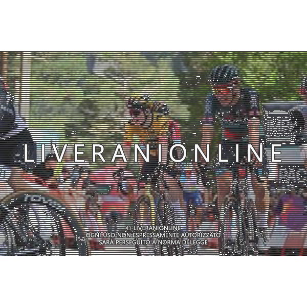 06-09-2023 Vuelta A Espana; Tappa 11 Lerma - Laguna Negra De Urbion; 2023, Bora - Hansgrohe; 2023, Jumbo - Visma; Uijtdebroeks, Cian; Vingegaard, Jonas; Laguna Negra De Urbion; ©SIROTTI / AGENZIA ALDO LIVERANI SAS
