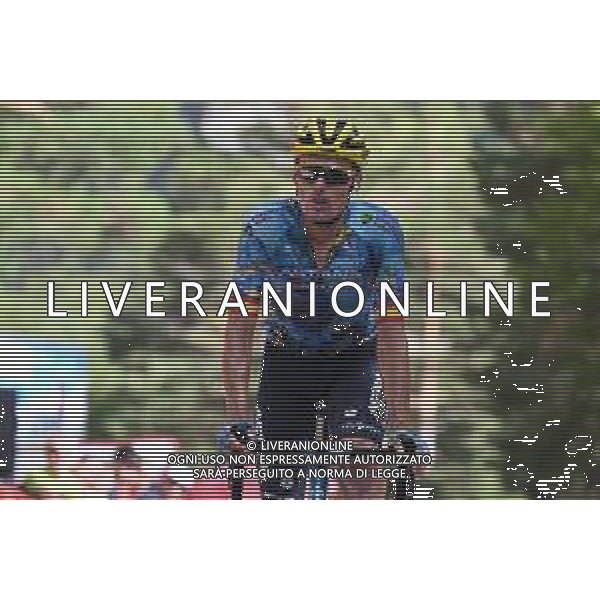 06-09-2023 Vuelta A Espana; Tappa 11 Lerma - Laguna Negra De Urbion; 2023, Astana Qazaqstan; Sanchez Leon, Luis Gil; Laguna Negra De Urbion; ©SIROTTI / AGENZIA ALDO LIVERANI SAS