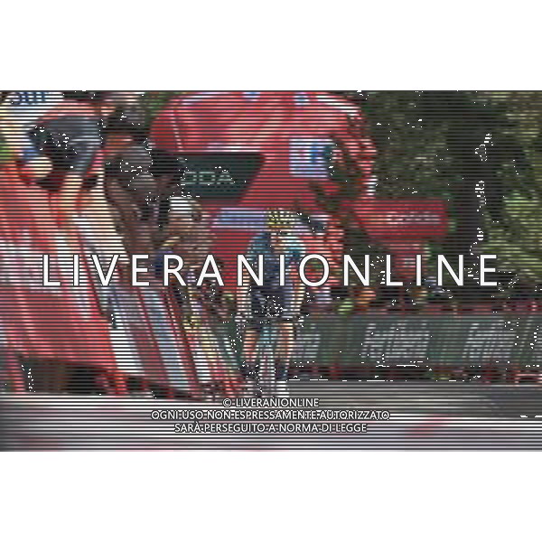 06-09-2023 Vuelta A Espana; Tappa 11 Lerma - Laguna Negra De Urbion; 2023, Astana Qazaqstan; Sanchez Leon, Luis Gil; Laguna Negra De Urbion; ©SIROTTI / AGENZIA ALDO LIVERANI SAS