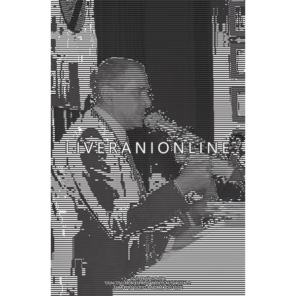 NEG-RETROSPETTIVA ENZOO TORTORA POLITICO NELLA FOTO ENZO TORTORA AL CONGRESSO DEL PARTITO RADICALE A MILANO NELL\'ANNO 1985 AG ALDO LIVERANI SAS